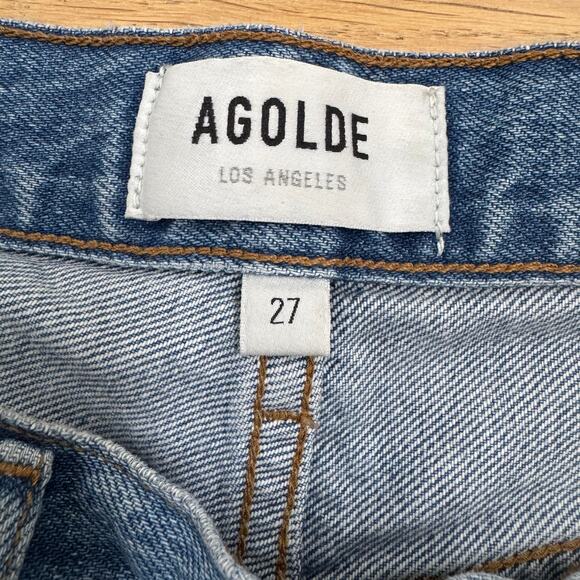 Agolde Jaime Distressed High Rise Denim Jeans Size 27 - Picture 11 of 13